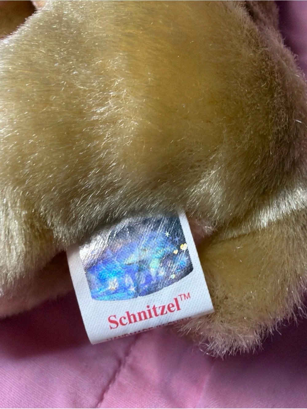 🤎 SCHNITZEL 🤎 2002 Ty Beanie Babies Tan Schnauzer DOG Mustache